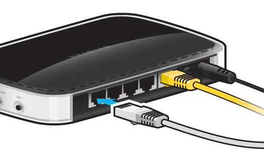 connessione router